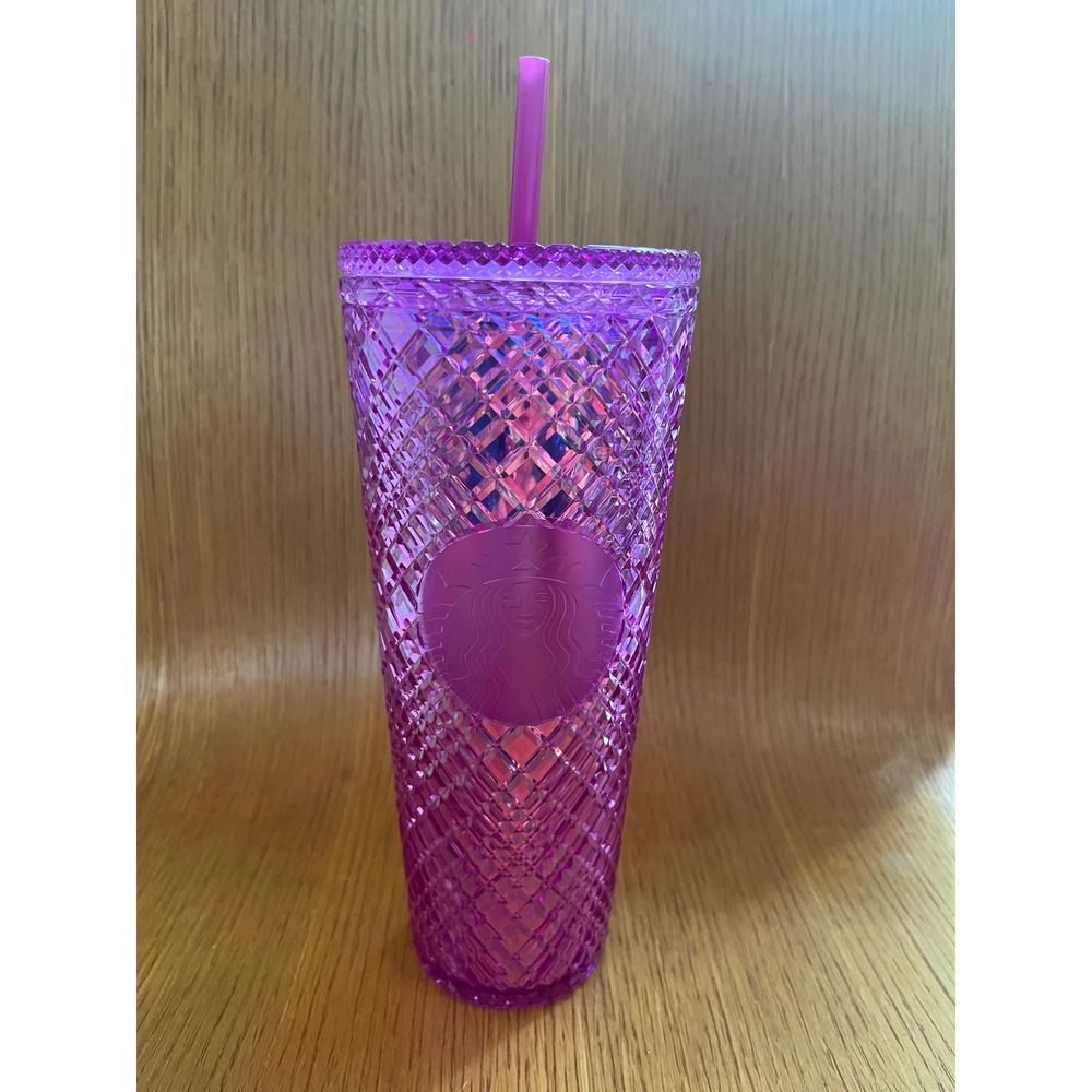 Starbucks Iridescent Purple Jeweled Tumbler 24oz